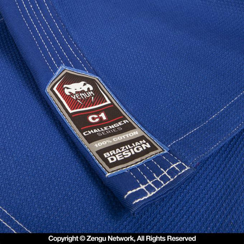 Venum-Challenger 2.0 Children's Blue-Jiu Jitsu Gi-11